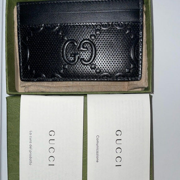 Gucci GG Embossed Card Case - Picture 3 of 4
